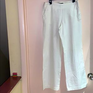 White sailor pants